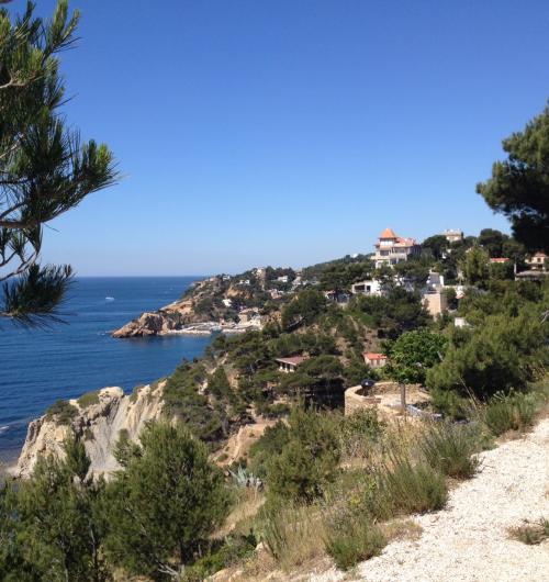 Cote bleue depuis Figuières